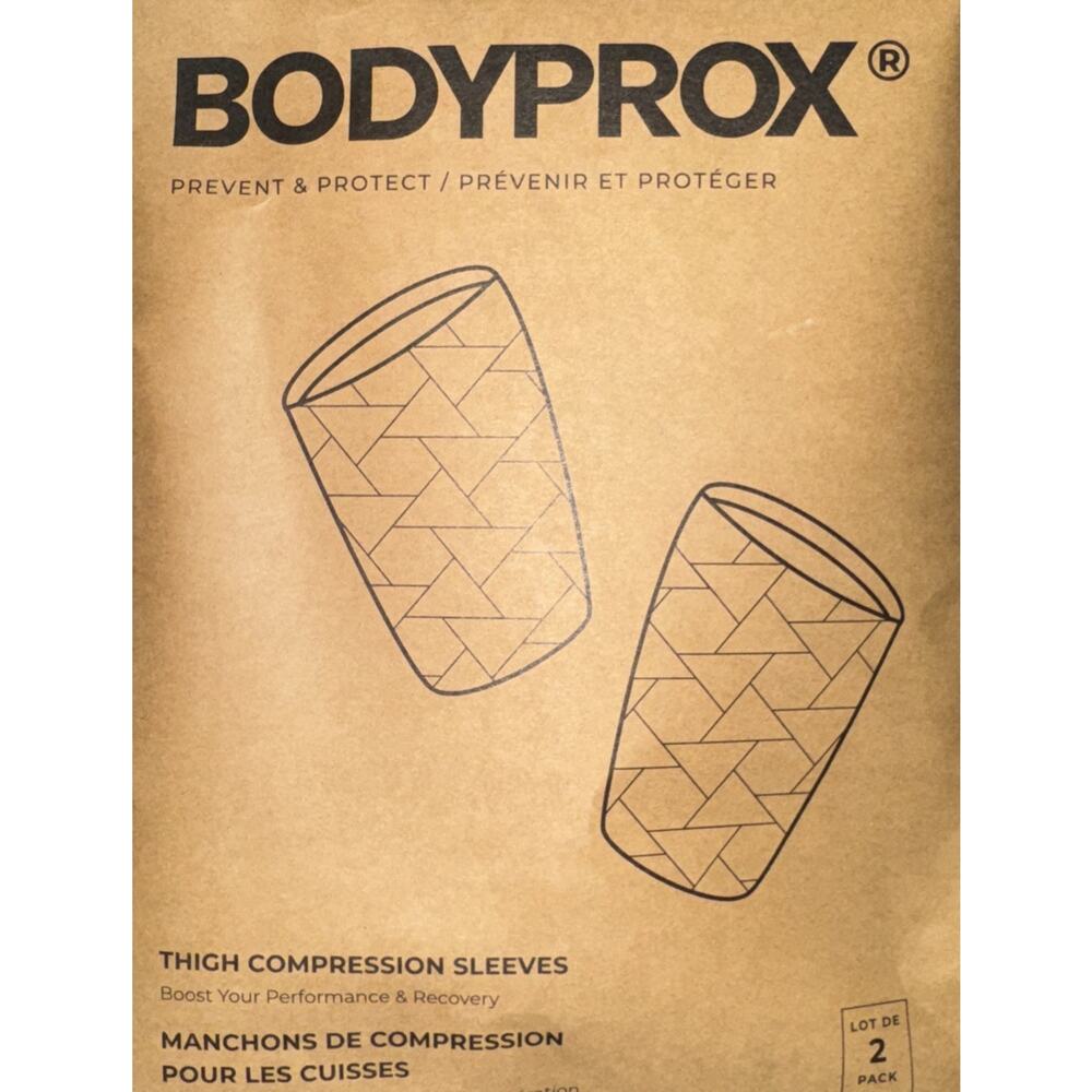 Bodyprox Thigh Compression Sleeve 1 Pair Hamstring Compression Sleeve Medium New